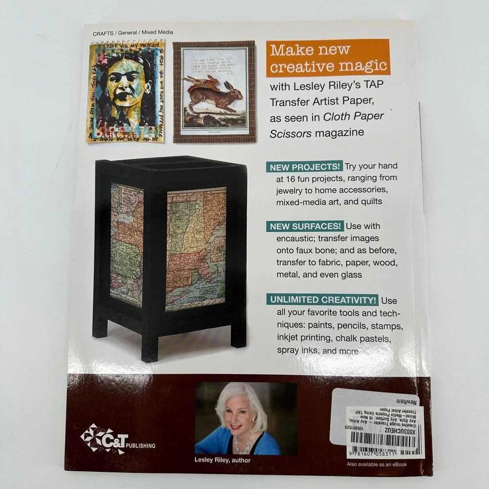 Creative Image Transfer Lesley Riley Mixed Media Projects TAP Paper Book